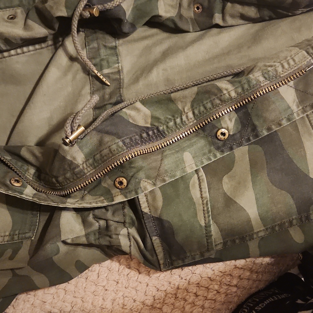 Time and Tru Green Utility Jacket - Picture 3 of 8